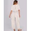 imageANRABESS Women Linen Jumpsuits 2025 Summer Casual Loose Short Sleeve Wide Leg One Piece Jumper Romper Outfits Trendy ClothesBeige