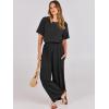 imageANRABESS Women Linen Jumpsuits 2025 Summer Casual Loose Short Sleeve Wide Leg One Piece Jumper Romper Outfits Trendy ClothesBlack