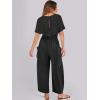 imageANRABESS Women Linen Jumpsuits 2025 Summer Casual Loose Short Sleeve Wide Leg One Piece Jumper Romper Outfits Trendy ClothesBlack