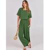 imageANRABESS Women Linen Jumpsuits 2025 Summer Casual Loose Short Sleeve Wide Leg One Piece Jumper Romper Outfits Trendy ClothesGreen