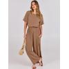 imageANRABESS Women Linen Jumpsuits 2025 Summer Casual Loose Short Sleeve Wide Leg One Piece Jumper Romper Outfits Trendy ClothesKhaki