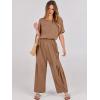 imageANRABESS Women Linen Jumpsuits 2025 Summer Casual Loose Short Sleeve Wide Leg One Piece Jumper Romper Outfits Trendy ClothesKhaki
