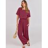 imageANRABESS Women Linen Jumpsuits 2025 Summer Casual Loose Short Sleeve Wide Leg One Piece Jumper Romper Outfits Trendy ClothesRed