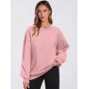 imageANRABESS Womens Oversized V Neck Sweatshirt Fleece Long Sleeve Hoodies Pullover Comfy Top Outfits 2025 Teen Preppy ClothesPink