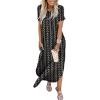 imageANRABESS Womens Summer Maxi Dress Short Sleeve Casual Loose Long T Shirt Dresses Split Vacation Beach Sundress Travel OutfitsBoho Black