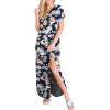 imageANRABESS Womens Summer Maxi Dress Short Sleeve Casual Loose Long T Shirt Dresses Split Vacation Beach Sundress Travel OutfitsFloral Black Pink