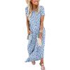 imageANRABESS Womens Summer Maxi Dress Short Sleeve Casual Loose Long T Shirt Dresses Split Vacation Beach Sundress Travel OutfitsFloral Bule