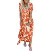 imageANRABESS Womens Summer Maxi Dress Short Sleeve Casual Loose Long T Shirt Dresses Split Vacation Beach Sundress Travel OutfitsFloral Orange