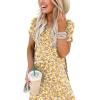 imageANRABESS Womens Summer Maxi Dress Short Sleeve Casual Loose Long T Shirt Dresses Split Vacation Beach Sundress Travel OutfitsFloral Yellow Red