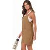 imageANRABESS Womens Rompers Summer Casual Loose Sleeveless Overalls Spaghetti Strap Shorts Jumpsuit 2025 Beach Vacation OutfitsBrown