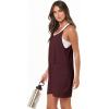 imageANRABESS Womens Rompers Summer Casual Loose Sleeveless Overalls Spaghetti Strap Shorts Jumpsuit 2025 Beach Vacation OutfitsBurgundy