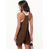 imageANRABESS Womens Rompers Summer Casual Loose Sleeveless Overalls Spaghetti Strap Shorts Jumpsuit 2025 Beach Vacation OutfitsCoffee