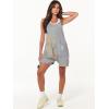 imageANRABESS Womens Rompers Summer Casual Loose Sleeveless Overalls Spaghetti Strap Shorts Jumpsuit 2025 Beach Vacation OutfitsDiamond Stripe