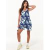 imageANRABESS Womens Rompers Summer Casual Loose Sleeveless Overalls Spaghetti Strap Shorts Jumpsuit 2025 Beach Vacation OutfitsGreen Leaves