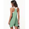 imageANRABESS Womens Rompers Summer Casual Loose Sleeveless Overalls Spaghetti Strap Shorts Jumpsuit 2025 Beach Vacation OutfitsLight Green