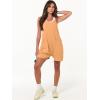 imageANRABESS Womens Rompers Summer Casual Loose Sleeveless Overalls Spaghetti Strap Shorts Jumpsuit 2025 Beach Vacation OutfitsLight Orange