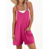 imageANRABESS Womens Rompers Summer Casual Loose Sleeveless Overalls Spaghetti Strap Shorts Jumpsuit 2025 Beach Vacation OutfitsRose