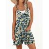 imageANRABESS Womens Rompers Summer Casual Loose Sleeveless Overalls Spaghetti Strap Shorts Jumpsuit 2025 Beach Vacation OutfitsYellow Rose
