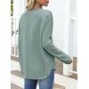 imageANRABESS 2025 Fall Fashion Sweatshirt for Women Raw Edges Long Sleeve Shirts Crewneck Loose Fit Curve Hem Pullover TopsGreen