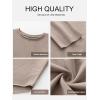 imageANRABESS 2025 Fall Fashion Sweatshirt for Women Raw Edges Long Sleeve Shirts Crewneck Loose Fit Curve Hem Pullover TopsKhaki