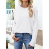imageANRABESS 2025 Fall Fashion Sweatshirt for Women Raw Edges Long Sleeve Shirts Crewneck Loose Fit Curve Hem Pullover TopsLight Grey