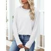 imageANRABESS 2025 Fall Fashion Sweatshirt for Women Raw Edges Long Sleeve Shirts Crewneck Loose Fit Curve Hem Pullover TopsLight Grey