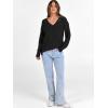 imageANRABESS Long Sleeve Shirts for Women V Neck Casual Fall Tops Loose Fit Lightweight Sweaters Tunic Fashion 2025 ClothesBlack
