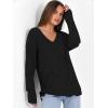 imageANRABESS Long Sleeve Shirts for Women V Neck Casual Fall Tops Loose Fit Lightweight Sweaters Tunic Fashion 2025 ClothesBlack