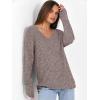 imageANRABESS Long Sleeve Shirts for Women V Neck Casual Fall Tops Loose Fit Lightweight Sweaters Tunic Fashion 2025 ClothesCoffee