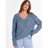 imageANRABESS Long Sleeve Shirts for Women V Neck Casual Fall Tops Loose Fit Lightweight Sweaters Tunic Fashion 2025 ClothesDark Blue