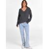 imageANRABESS Long Sleeve Shirts for Women V Neck Casual Fall Tops Loose Fit Lightweight Sweaters Tunic Fashion 2025 ClothesDeep Grey