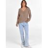 imageANRABESS Long Sleeve Shirts for Women V Neck Casual Fall Tops Loose Fit Lightweight Sweaters Tunic Fashion 2025 ClothesDeep Khaki
