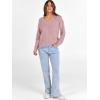imageANRABESS Long Sleeve Shirts for Women V Neck Casual Fall Tops Loose Fit Lightweight Sweaters Tunic Fashion 2025 ClothesGrey Pink