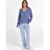imageANRABESS Long Sleeve Shirts for Women V Neck Casual Fall Tops Loose Fit Lightweight Sweaters Tunic Fashion 2025 ClothesNavy Blue