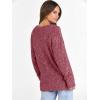 imageANRABESS Long Sleeve Shirts for Women V Neck Casual Fall Tops Loose Fit Lightweight Sweaters Tunic Fashion 2025 ClothesRed