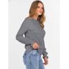 imageANRABESS Sweaters for Women Lace Long Sleeve Tops 2025 Fall Dressy Casual Business Knitted Pullover Shirts Puff Cuffs OutfitsGrey