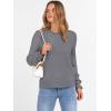 imageANRABESS Sweaters for Women Lace Long Sleeve Tops 2025 Fall Dressy Casual Business Knitted Pullover Shirts Puff Cuffs OutfitsGrey