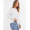 imageANRABESS Sweaters for Women Lace Long Sleeve Tops 2025 Fall Dressy Casual Business Knitted Pullover Shirts Puff Cuffs OutfitsWhite