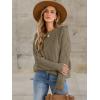 imageANRABESS Sweaters for Women Oversized Crewneck Long Sleeve Casual Loose Cable Knit Pullover Tops 2025 Fall Winter OutfitsBrown Yellow