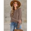 imageANRABESS Sweaters for Women Oversized Crewneck Long Sleeve Casual Loose Cable Knit Pullover Tops 2025 Fall Winter OutfitsCoffee