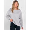 imageANRABESS Women Oversized Long Sleeve Sweatshirts Crewneck Side Slit Loose Teen Girl Pullover Top 2025 Fall Y2K Trendy OutfitsLight Grey