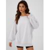 imageANRABESS Women Oversized Long Sleeve Sweatshirts Crewneck Side Slit Loose Teen Girl Pullover Top 2025 Fall Y2K Trendy OutfitsWhite