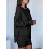 imageANRABESS Women Oversized Sweatshirts Thumbhole Long Sleeve Hoodies Shirts 2025 Fall Side Slit Pullover Top Teen Y2k OutfitsBlack