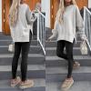 imageANRABESS Women Oversized Sweatshirts Thumbhole Long Sleeve Hoodies Shirts 2025 Fall Side Slit Pullover Top Teen Y2k OutfitsGrey