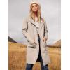 imageANRABESS Womens Cardigan Sweater Open Front Knit Long Coatigan Dressy Casual Jacket Coat 2025 Fall Outfits Classy ClothesApricort