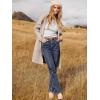 imageANRABESS Womens Cardigan Sweater Open Front Knit Long Coatigan Dressy Casual Jacket Coat 2025 Fall Outfits Classy ClothesApricort