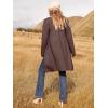 imageANRABESS Womens Cardigan Sweater Open Front Knit Long Coatigan Dressy Casual Jacket Coat 2025 Fall Outfits Classy ClothesBrown