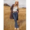 imageANRABESS Womens Cardigan Sweater Open Front Knit Long Coatigan Dressy Casual Jacket Coat 2025 Fall Outfits Classy ClothesBrown