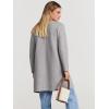 imageANRABESS Womens Cardigan Sweater Open Front Knit Long Coatigan Dressy Casual Jacket Coat 2025 Fall Outfits Classy ClothesGray