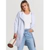 imageANRABESS Womens Cardigan Sweater Open Front Knit Long Coatigan Dressy Casual Jacket Coat 2025 Fall Outfits Classy ClothesLight Blue